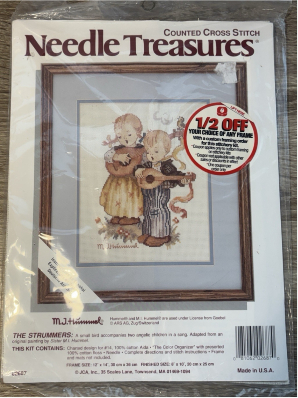 Needle Treasures Counted Cross Stitch THE STRUMMERS M.J. Hummel #02687 NIP Vtg